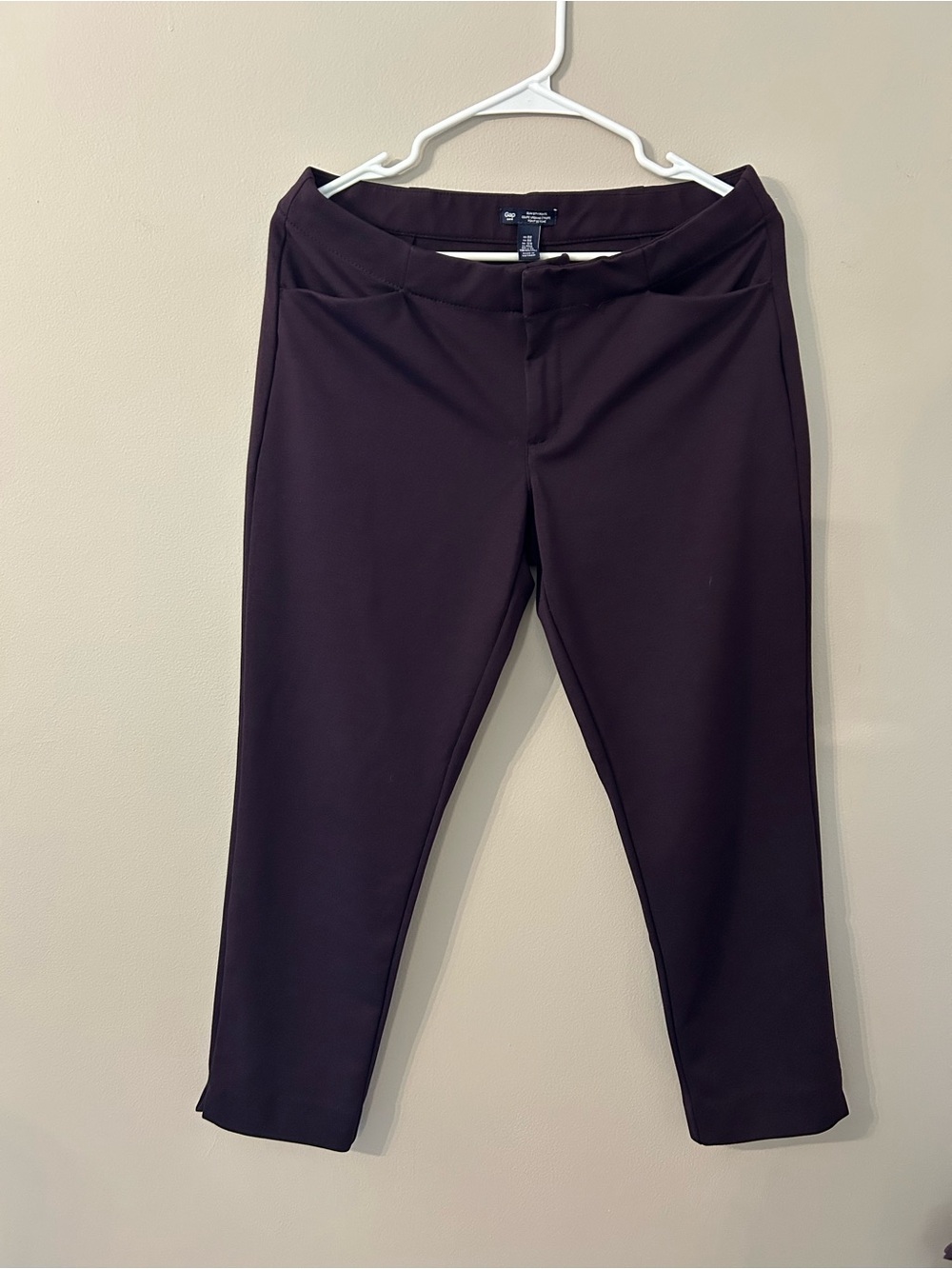 GAP Plum Slim Ponte Trousers
